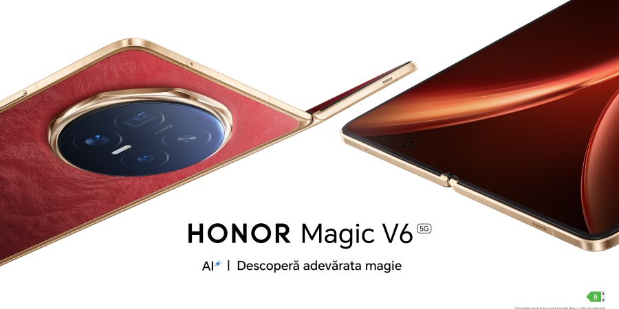 HONOR lansează în România noul smartphone pliabil HONOR Magic V6