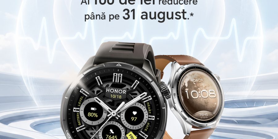 HONOR Watch 6, în ultimele zile de ofertă: 100 de lei reducere și plăți NFC direct de la încheietură